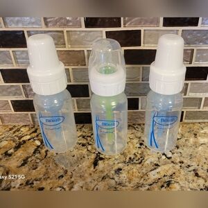 EUC 3 Dr. Brown's Anti-Colic Baby Bottles Set 4oz